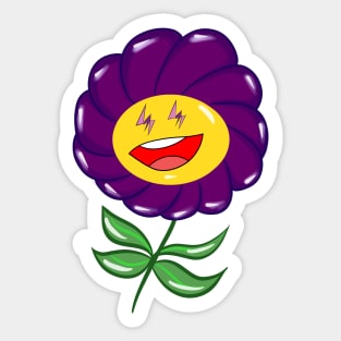 reggaeton flowers in powers ecopop Sticker